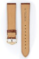 Hirsch Genuine Alligator - golden brown - leather strap