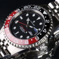 Steinhart  Ocean One GMT BLACK-RED. 2 Ceramic
