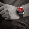 Steinhart Ocean 39 vintage GMT premium red ceramic diver watch