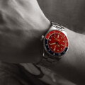 Steinhart Ocean 39 vintage GMT premium red ceramic diver watch