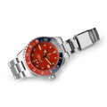 Steinhart Ocean 39 vintage GMT premium red ceramic diver watch