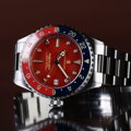 Steinhart Ocean 39 vintage GMT premium red ceramic diver watch