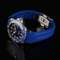 Steinhart rubber strap blue new 22x18 mm for Ocean 42 and Ocean 44 with clasp steel