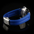 Steinhart rubber strap blue new 22x18 mm for Ocean 42 and Ocean 44 with clasp steel