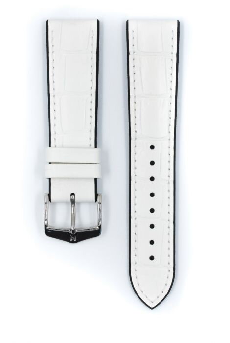 Hirsch Paul White Rubber Leather Strap For Your Watch