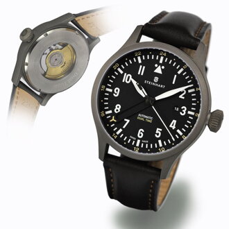 Steinhart Nav.B-Uhr 44 Dual Time Titanium