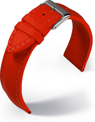 Barington - Aqua-chrono - red - textile strap