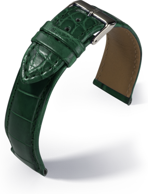 Barington - Louisiana Croco - green - leather strap