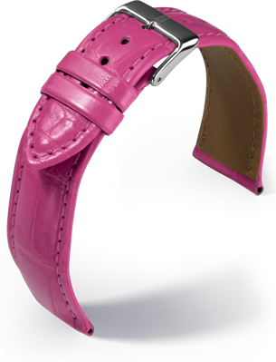 Barington - Louisiana Croco - pink - leather strap