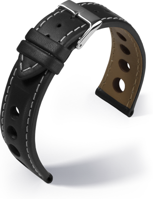 Barington - Racing - black - leather strap
