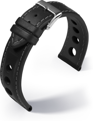 Barington - Racing - grey - leather strap