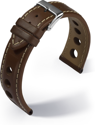 Barington - Racing - medium brown - leather strap