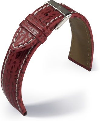 Barington - Shark - red - leather strap