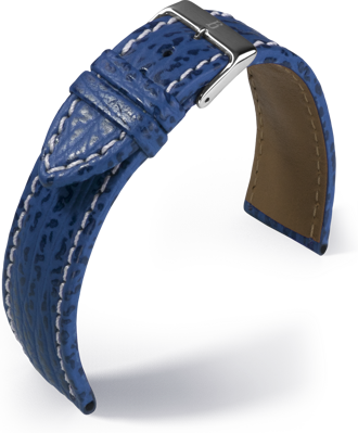Barington - Shark - royal blue - leather strap