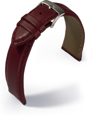Barington - Soft nappa - red - leather strap