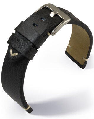 Barington - Vintage- black - leather strap