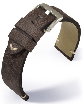 Barington - Vintage- dark brown - leather strap