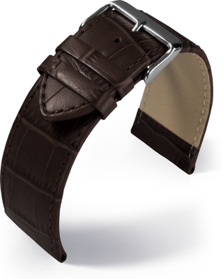 Eulit - Big fashion - dark brown - leather strap