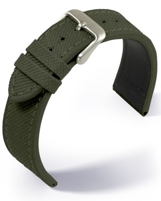 Eulit - Canvas- olive green - textile strap