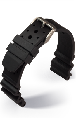 Eulit - Diver - black - silicone strap