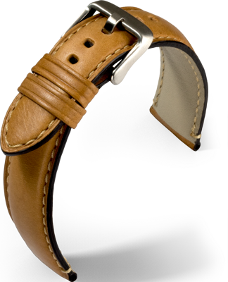 Eulit - Florence - golden brown - leather strap