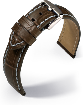 Eulit - Guinea Chrono - dark brown - leather strap