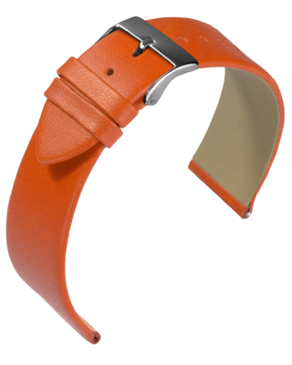 Eulit - Nappa - orange - leather strap