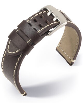 Eulit - Pilot- dark brown - leather strap