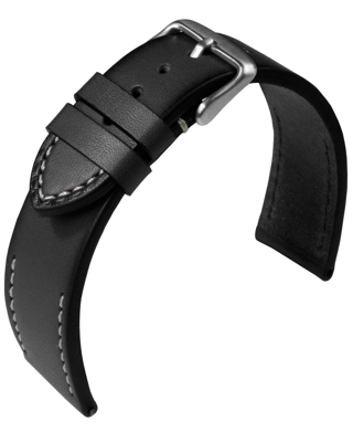 Eulit - Woodstock - black - leather strap