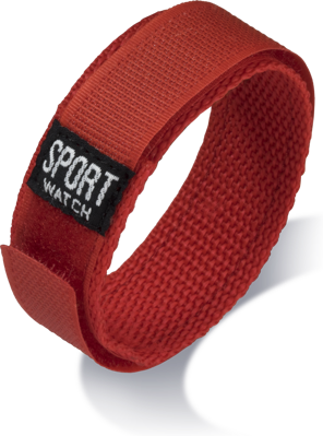 Eulit - Sport Watch - red - nato velcro strap