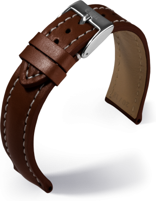 Eulux - Buffalo - medium brown - leather strap