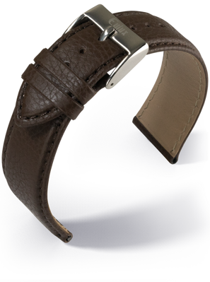 Eulux - Olive - dark brown - leather strap