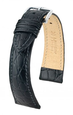 Hirsch Aristocrat - black - leather strap
