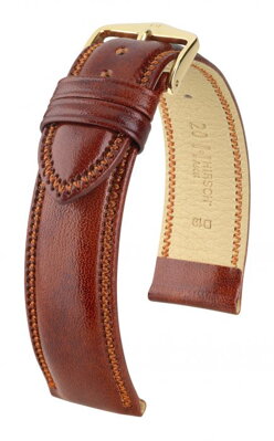 Hirsch Ascot - golden brown - leather strap