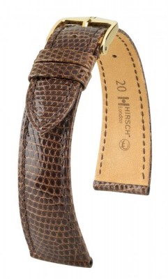 Hirsch London - brown - leather strap