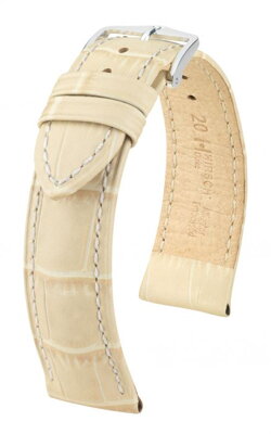 Hirsch Duke- beige - leather strap