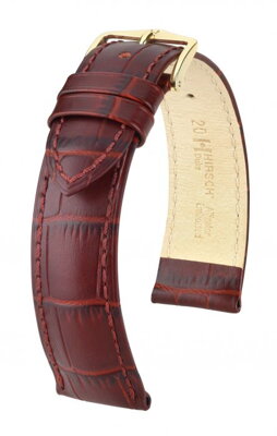 Hirsch Duke - burgundy - leather strap