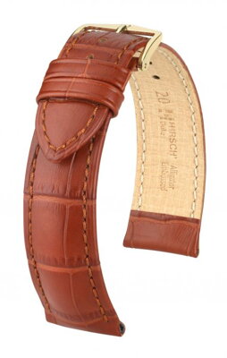 Hirsch Duke - golden brown - leather strap