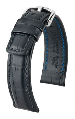 Hirsch Grand Duke - black - leather strap