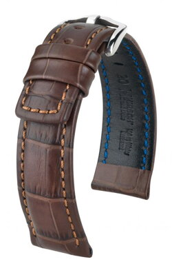Hirsch Grand Duke - brown - leather strap