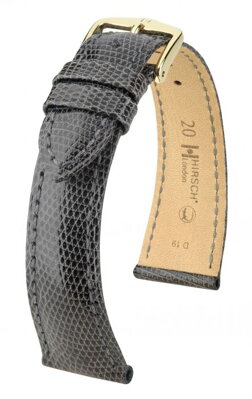 Hirsch London - grey - leather strap