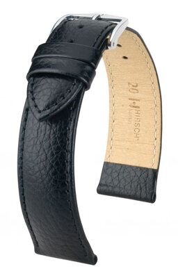 Hirsch Kansas - black - leather strap