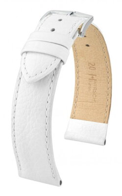 Hirsch Kansas - white - leather strap
