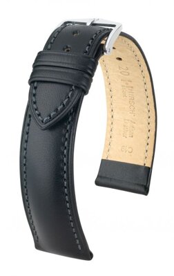 Hirsch Kent - black - leather strap