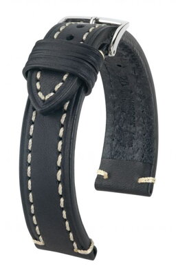 Hirsch Liberty - black - leather strap