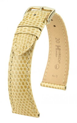 Hirsch London - beige - leather strap