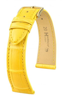 Hirsch London - light yellow alligator - leather strap