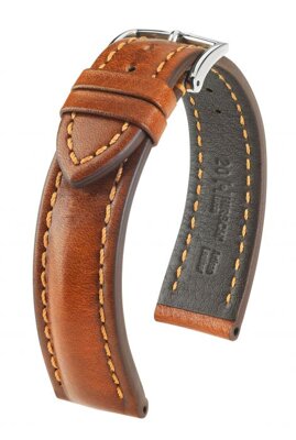 Hirsch Lucca - golden brown - leather strap
