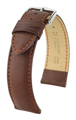 Hirsch Merino - golden brown - leather strap