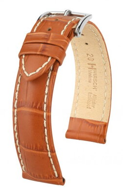 Hirsch Modena - honey - leather strap